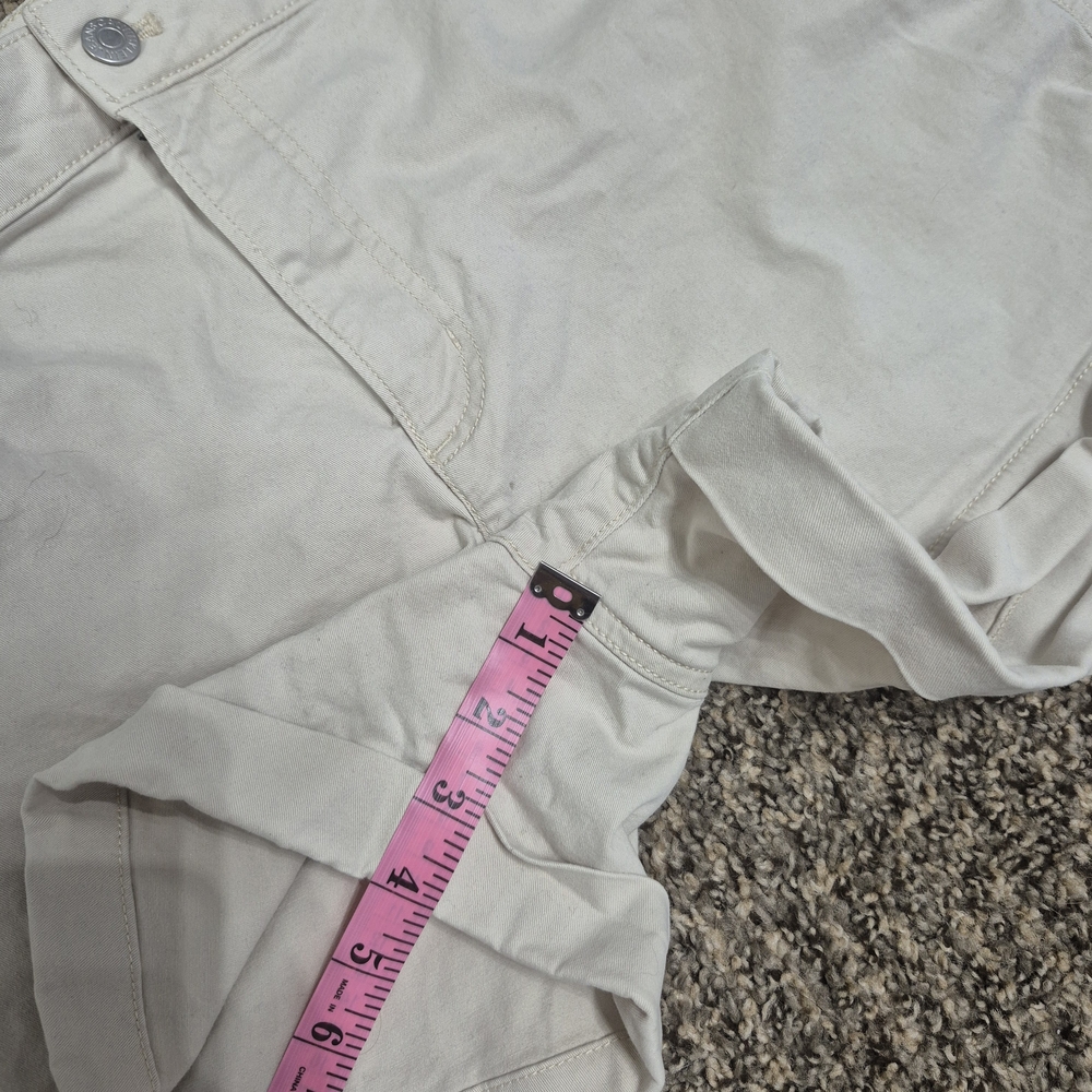 Calvin Klein Jeans Tan Jean Shorts Casual Summer Essential - Picture 6 of 7